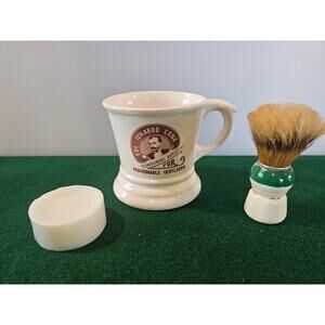 Col. Ichabod Conk Shaving Mug "Tonsorial Artistry for Fashionable Gentlemen" VTG
